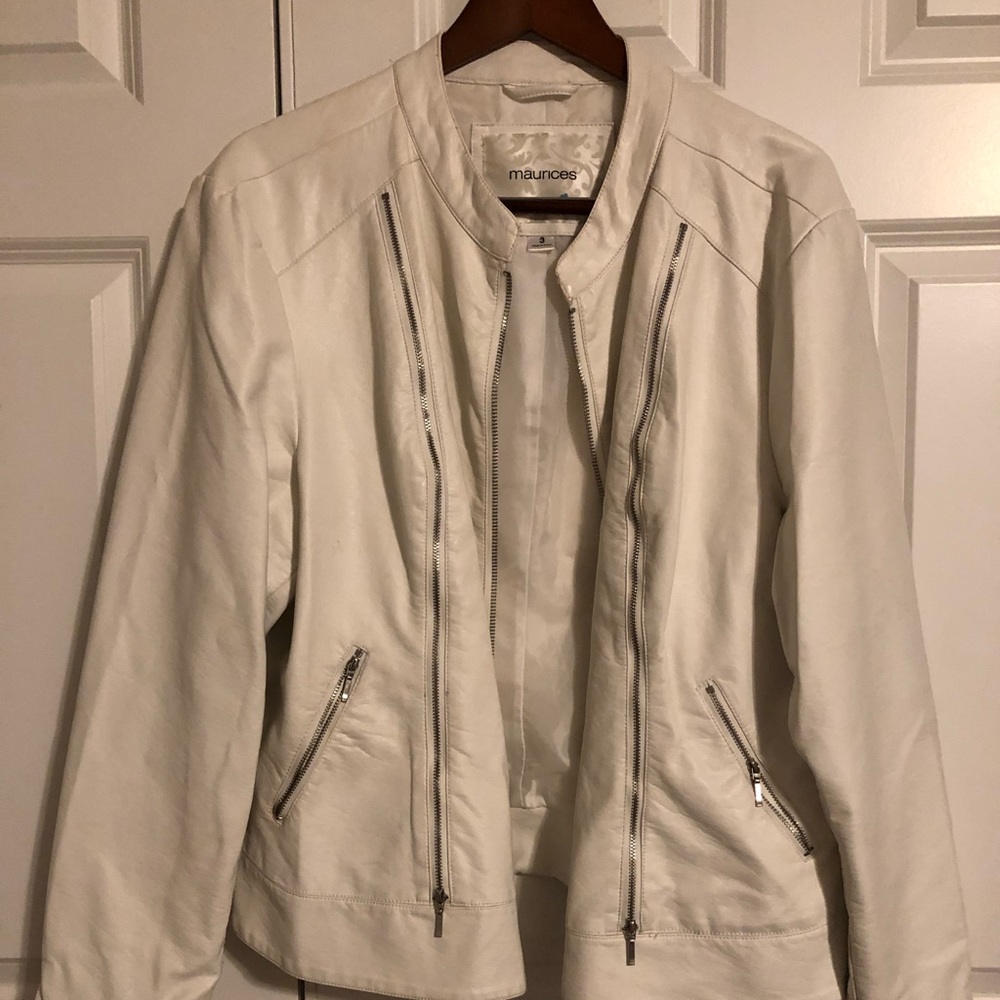 EUC Plus Faux Leather Jacket